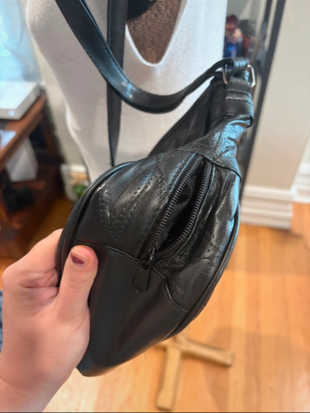 Black patchwork bag - Picture 8 of 10